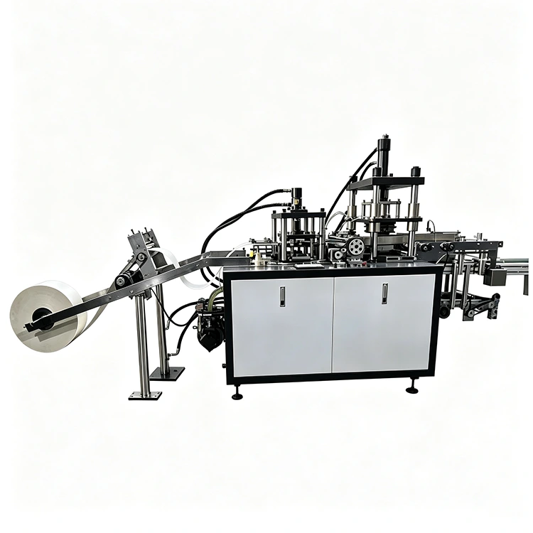 Macchina automatica per la produzione di piatti di carta