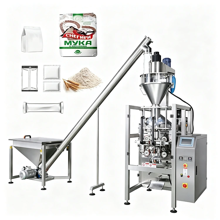 Macchina confezionatrice automatica per sacchetti di polvere Macchina confezionatrice automatica per sacchetti di polvere