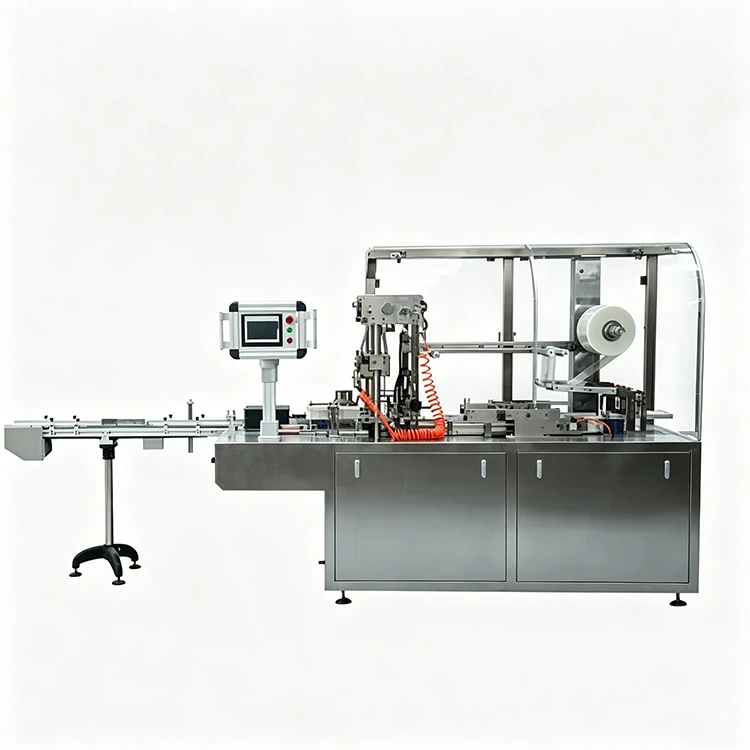 Macchina avvolgitrice tridimensionale automatica per il confezionamento di scatole